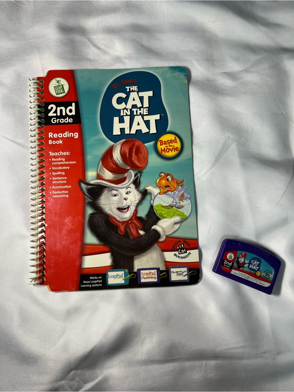 LeapFrog‎ LeapPad The Cat in the Hat 2nd Grade Reading Book & Cartridge